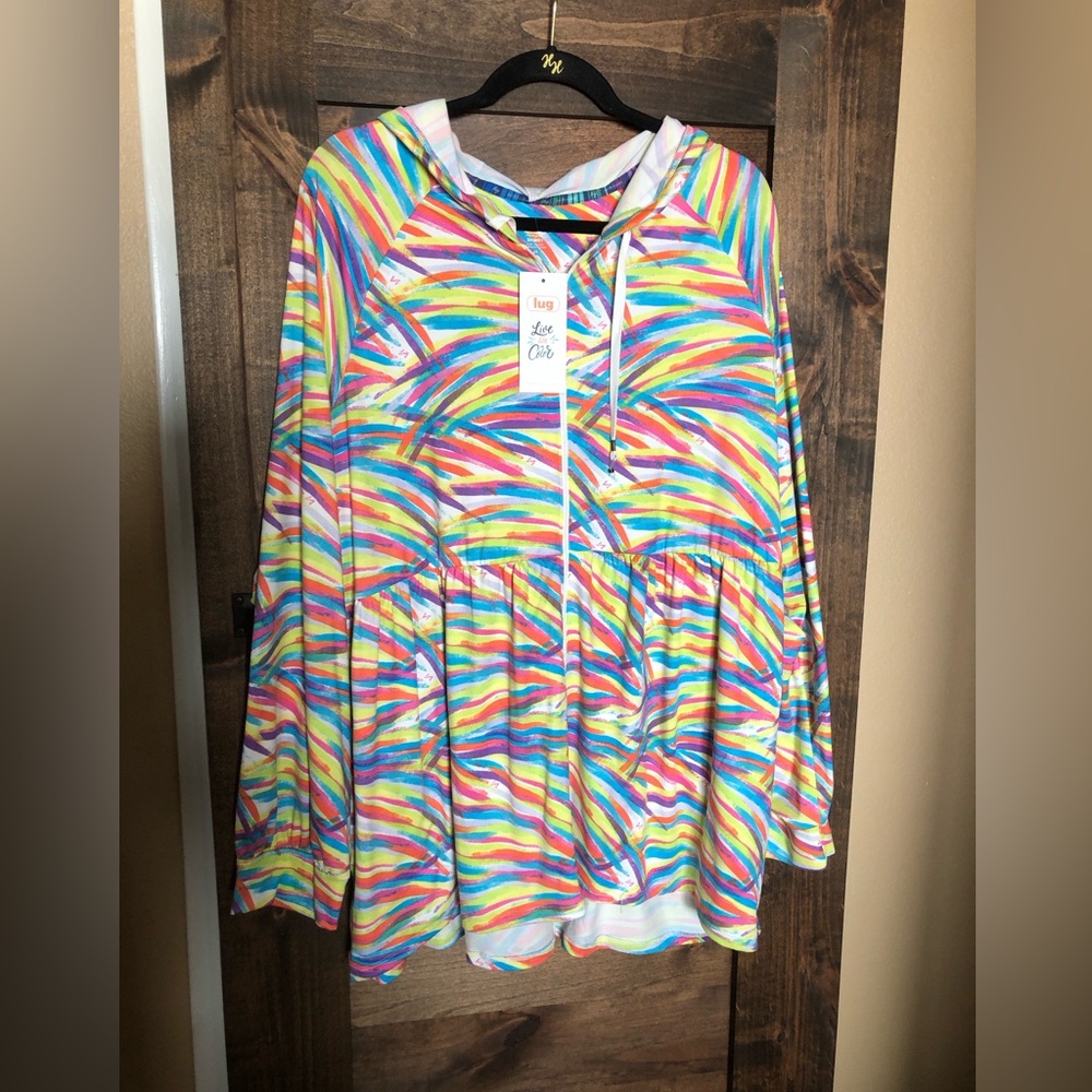 Soft brushed jersey hoodie by Lug